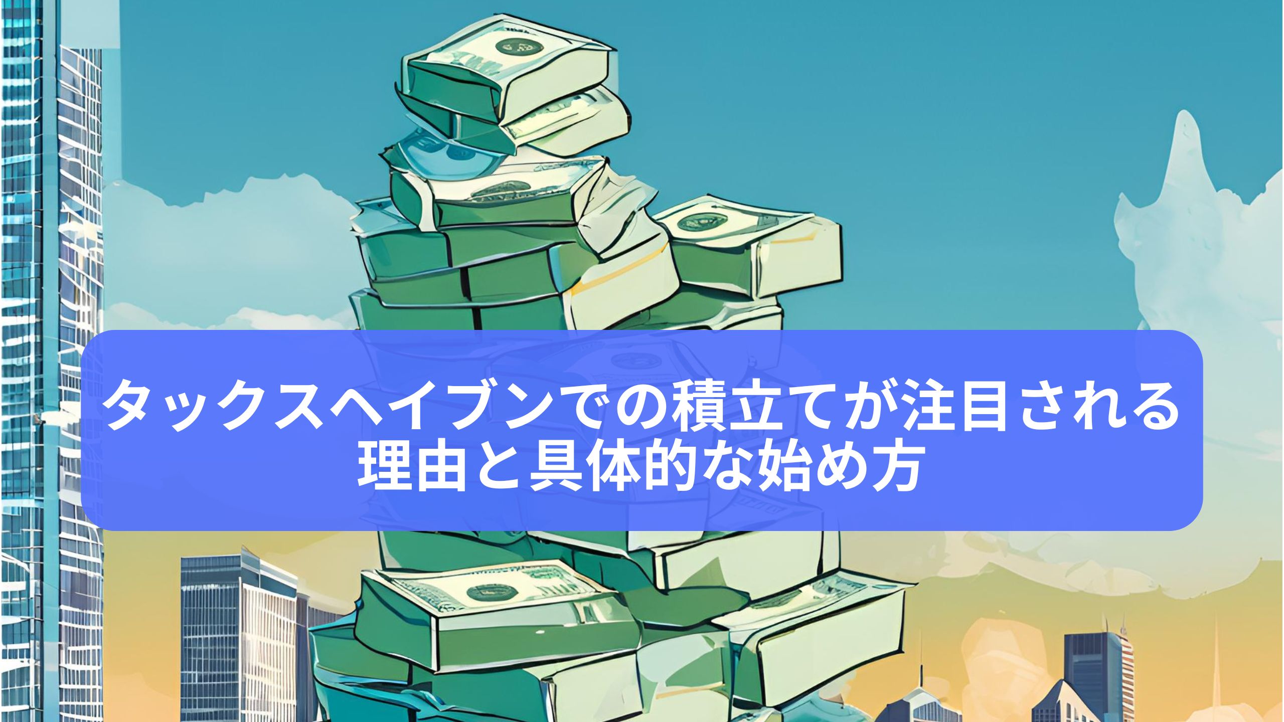 タックスヘイブンでの積立てを活用して税負担を減らし、効率的に資産を増やす方法